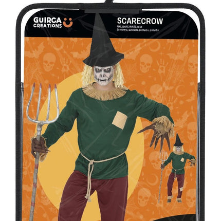 Halloween-kostym för män: fågelskrämma