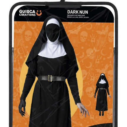 Halloween-klänning, svart, dam, mörk non