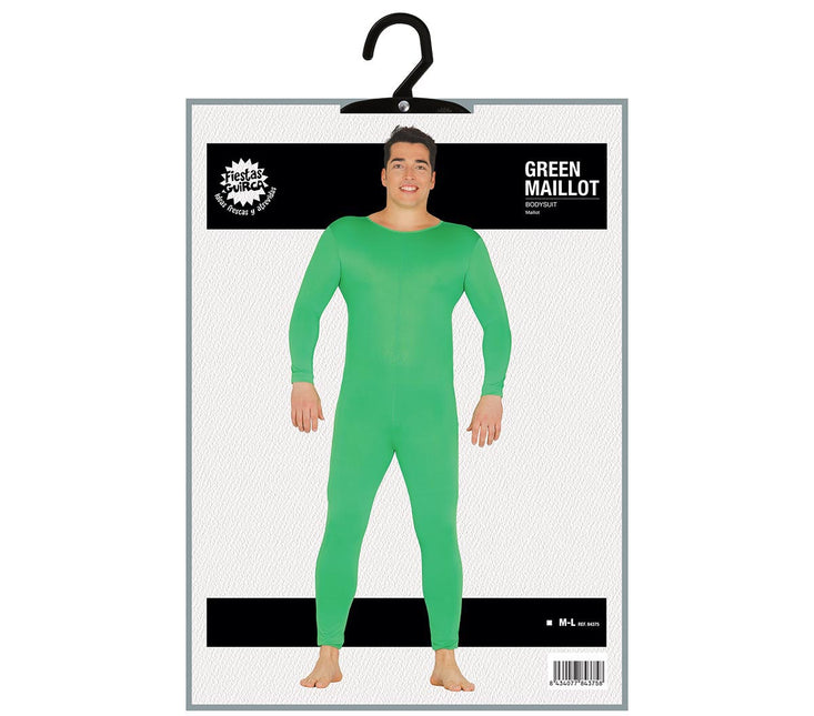 Second Skin Kostym Dräkt Grön Män