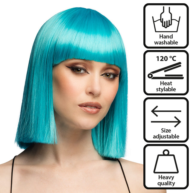 Wig Djamilla azurblå
