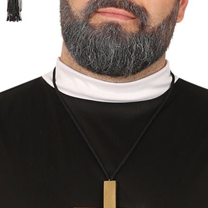 Prästdräkt Svart Präst för män