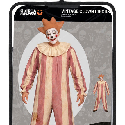 Halloween-kostym för män: Vintage cirkusclown