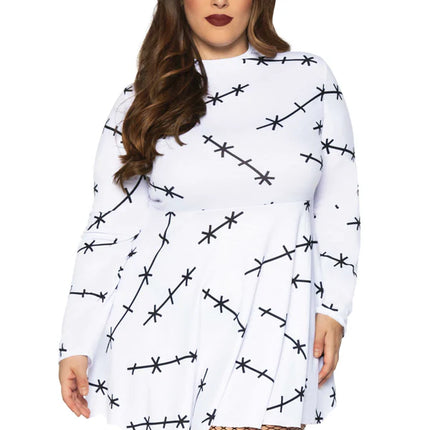 Halloween Klänning Ladies Stitch Leg Avenue