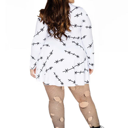 Halloween Klänning Ladies Stitch Leg Avenue