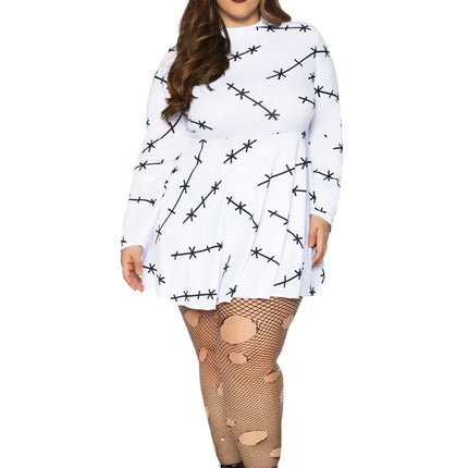 Halloween Klänning Ladies Stitch Leg Avenue