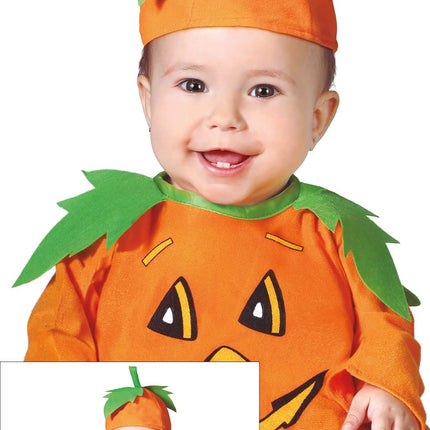 Pumpa Halloween Kostym Baby Orange