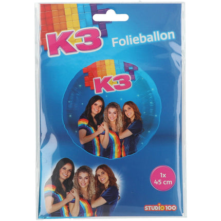 Folieballong K3 - 45cm tom