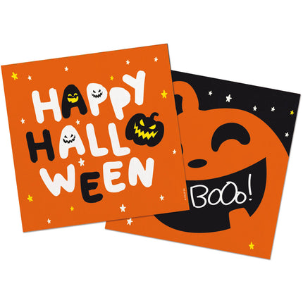 Servetter Halloween - Halloween BoOo! - 33 x 33 cm - 20 stycken