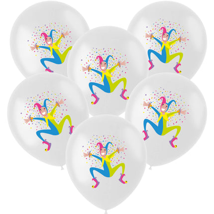 Ballonger Harlequin 33cm - 6 stycken