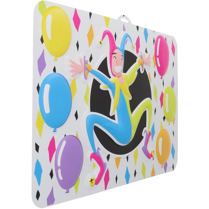Dörrskylt 3D Harlekin Mångfärgad - 52x38cm