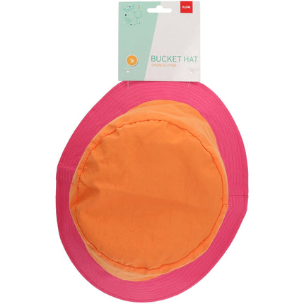 Fiskarhatt Colorblock Orange/Rosa