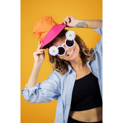 Fiskarhatt Colorblock Orange/Rosa