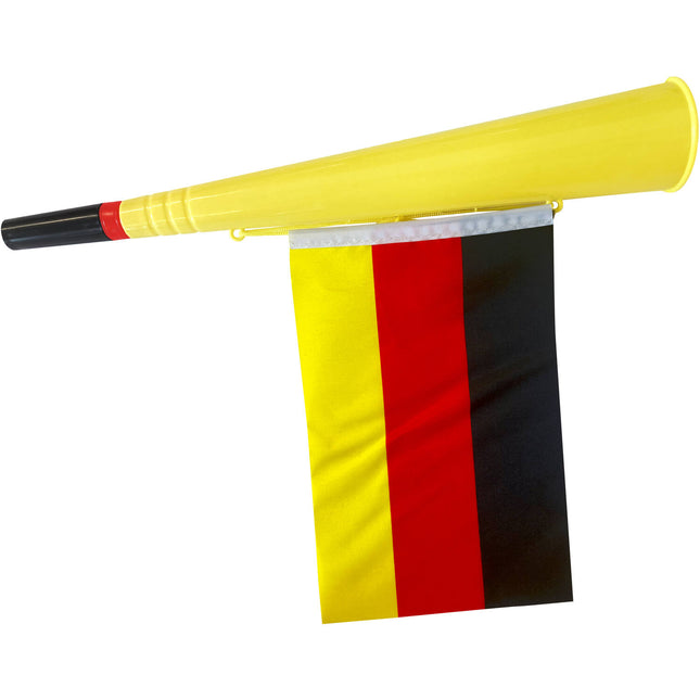 Horn med flagga Belgien