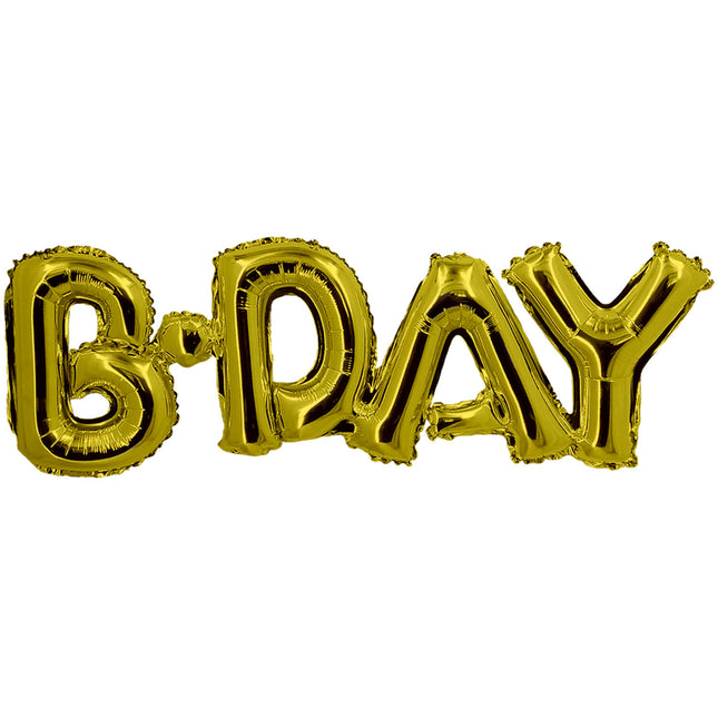 Folieballong 3D Golden Dusk - 56 cm