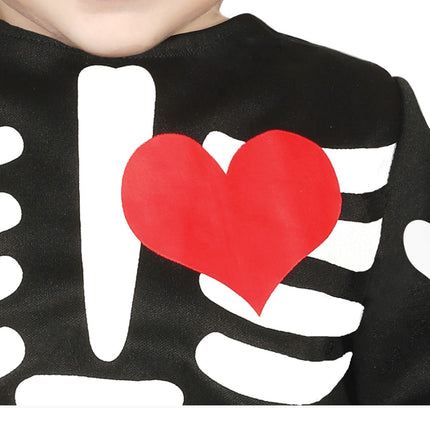 Skelett Halloween Kostym Baby Tutu