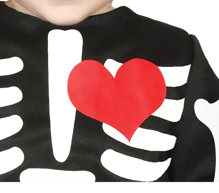 Skelett Halloween Kostym Baby Tutu