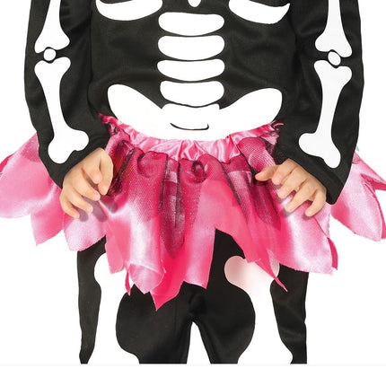 Skelett Halloween Kostym Baby Tutu