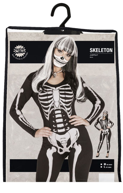Skelettdräkt dam