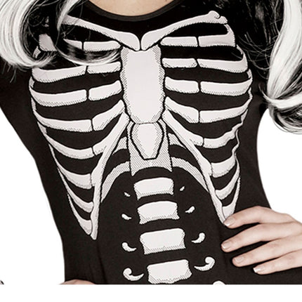 Skelettdräkt dam
