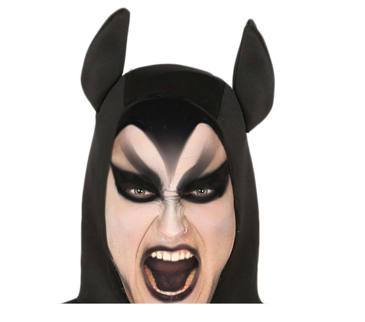 Fladdermus Halloweenkostym med vingar L