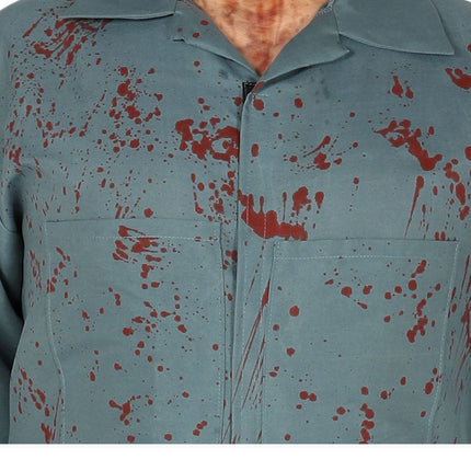 Psycho Halloween-dräkt Overall för män