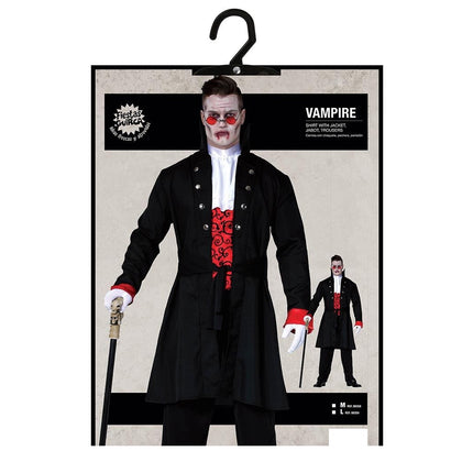 Vampyr Halloween Kostym Herr