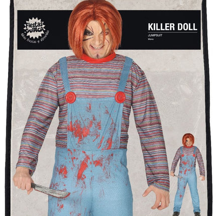 Chucky Halloween Kostym Herr