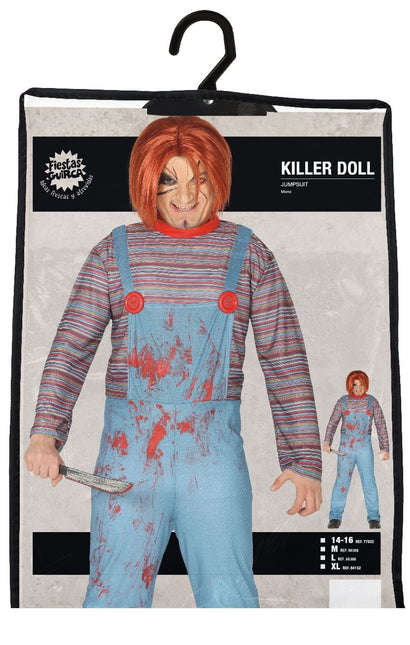 Chucky Halloween Kostym Herr