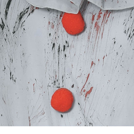 Killer clown Halloween Kostym Herr Grå