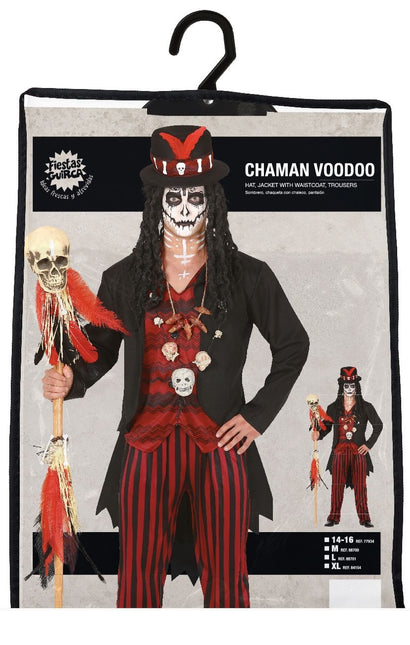 Voodoo Halloween Kostym Herr