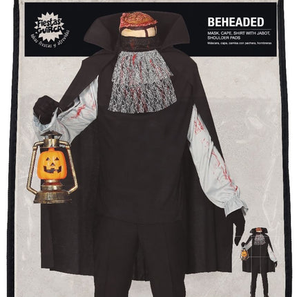 Vampyr Halloween Kostym Män Halshuggen L