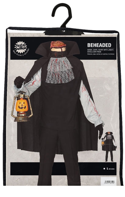 Vampyr Halloween Kostym Män Halshuggen L