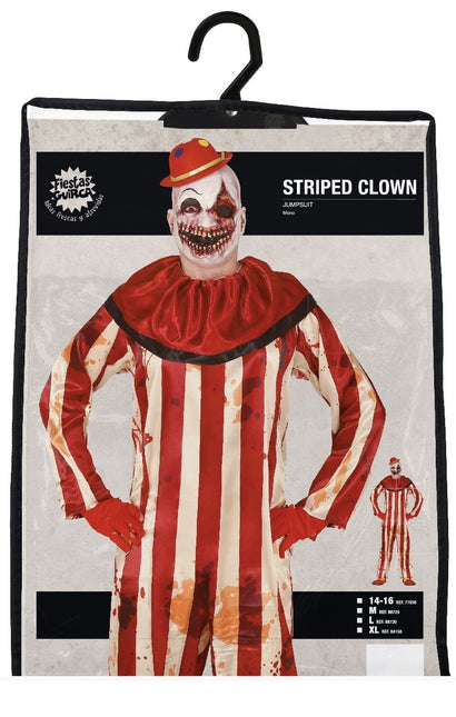 Killer clown Halloween Kostym Herr