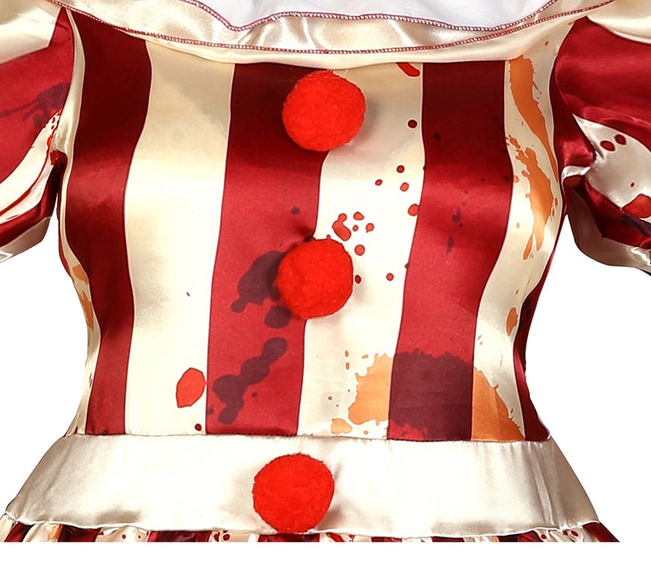 Clown Halloween Kostym Dam