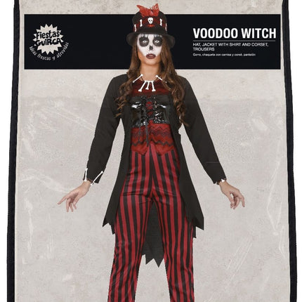 Voodoo Halloween Kostym Dam