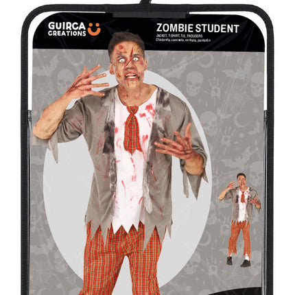 Zombie Kostuum Heren School Uniform