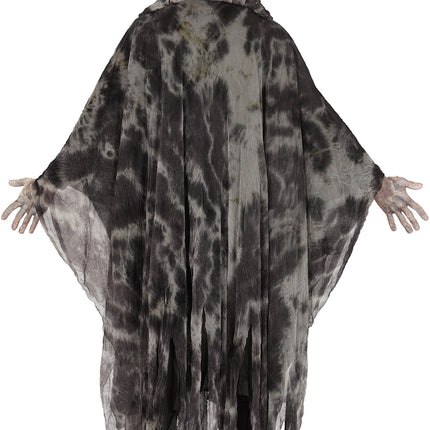 Halloween Kostuum Grijs Zwart Geest