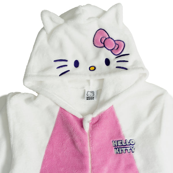 Hello Kitty Onesie Vit Rosa Dam
