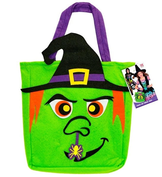 ”Trick or Treat”-väska med häxa