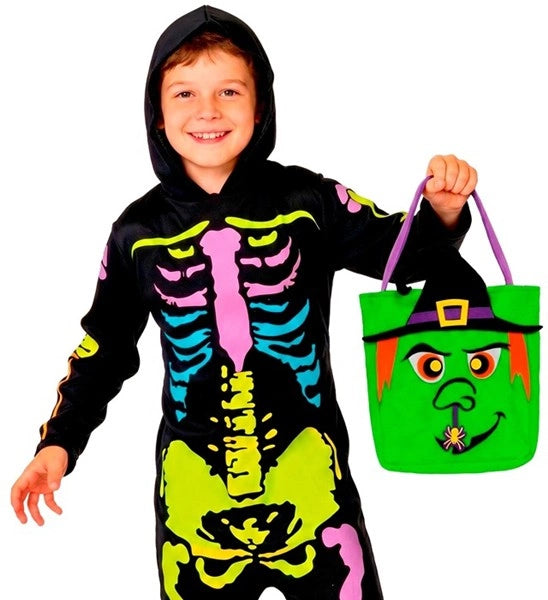 ”Trick or Treat”-väska med häxa