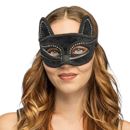 Halvmask Charming cat