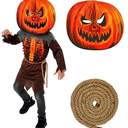Halloween-kostym för barn: läskig pumpa