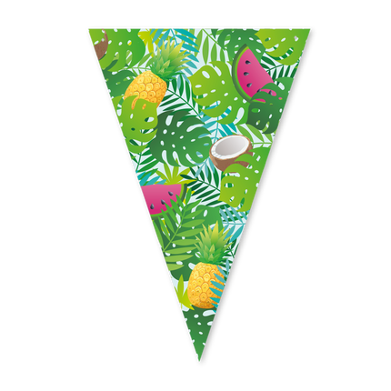 Hawaii-girland av palmblad, 10 m