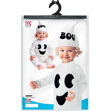 Halloween-kostym: Vit spökbebis