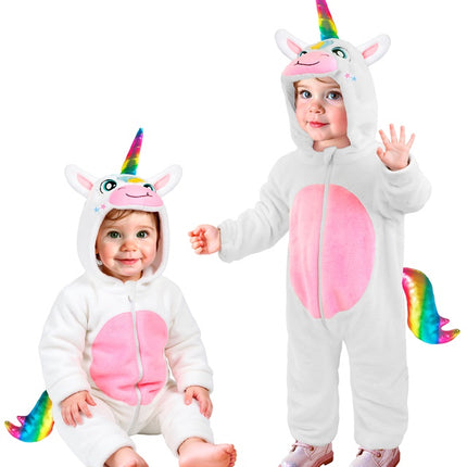 Unicorn-kostym för barn, sammet