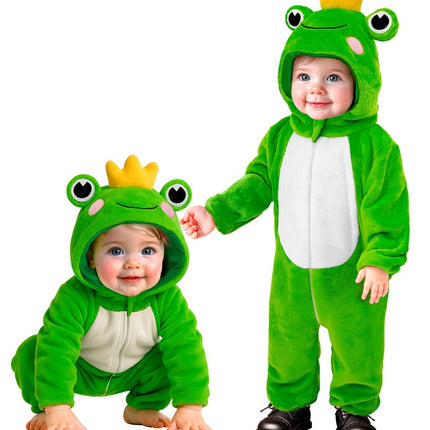 Grod-onesie, grön, barn