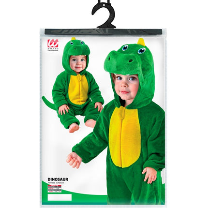 Dinosaurie-onesie för barn i sammet