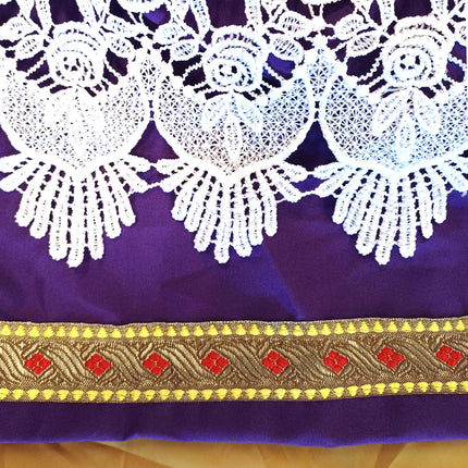 Sinterklaas kostym Bomullssammet 4 delar