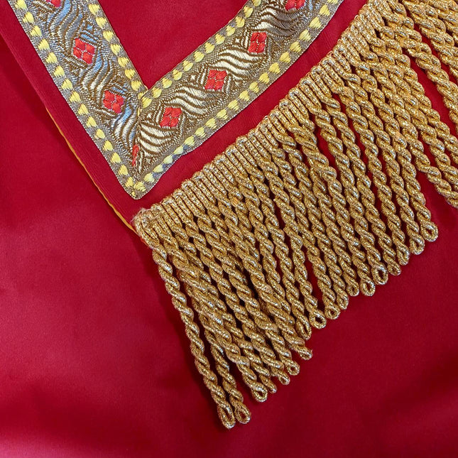 Sinterklaas kostym Bomullssammet 4 delar