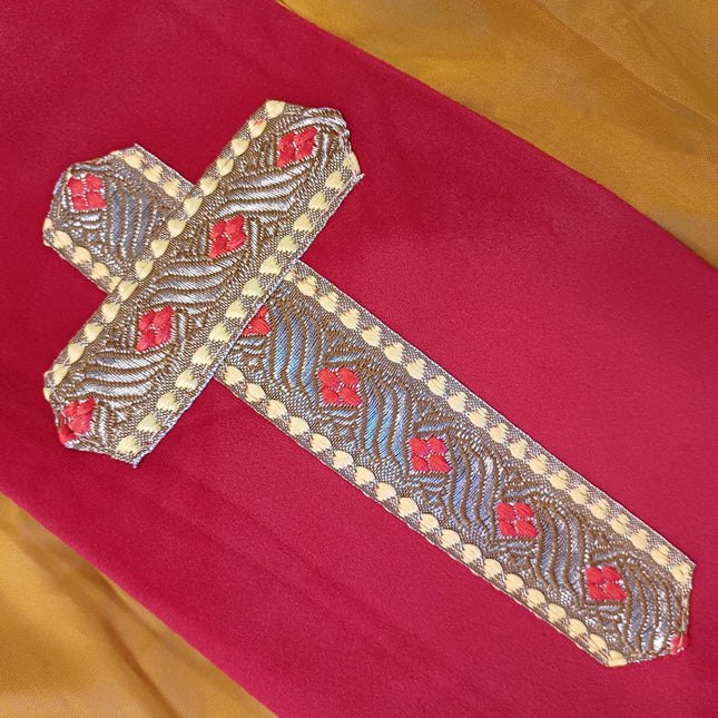 Sinterklaasdräkt Komplett sammet 4 delar